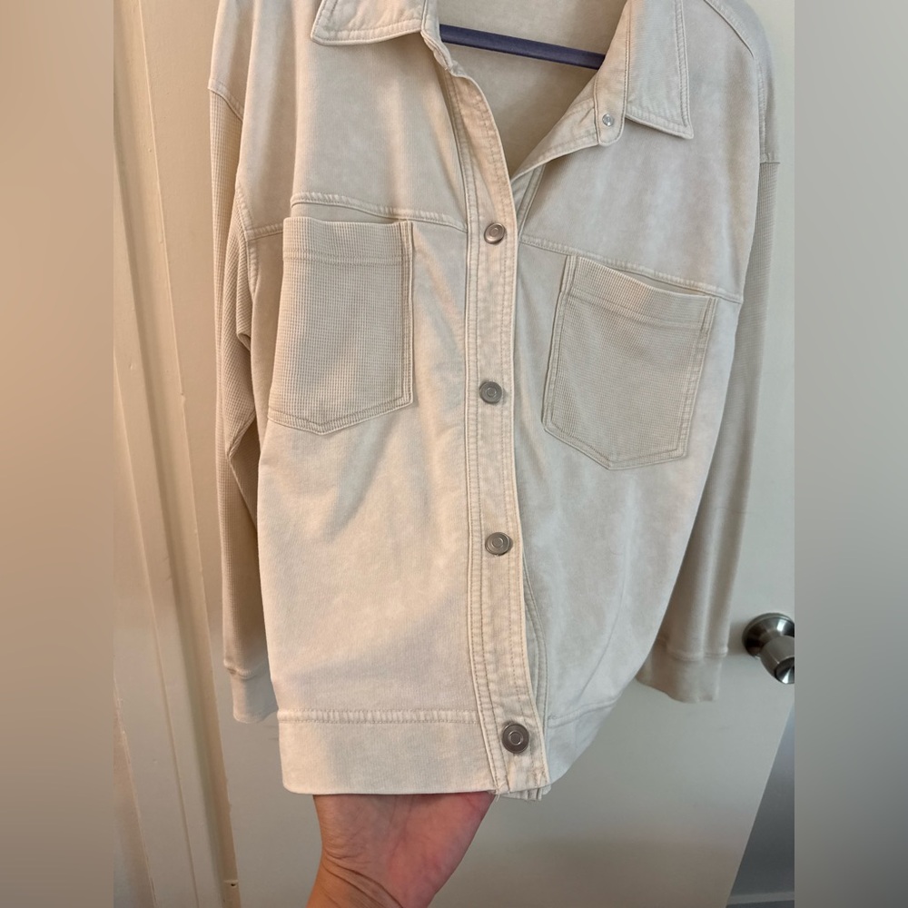 Cream Button-Up Shirt